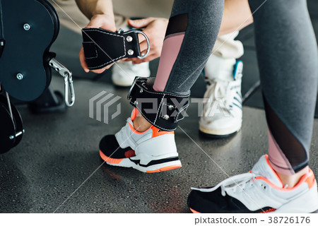 Young athletic woman in the gym Young athletic woman in the gym 38726176