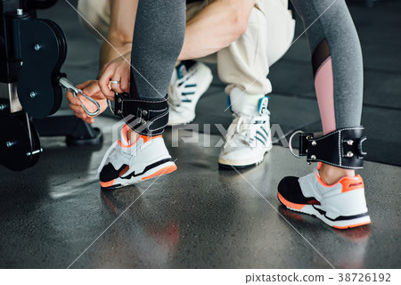 Young athletic woman in the gym Young athletic woman in the gym 38726192