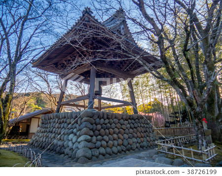 [伊豆]冬天修善寺風景[鐘樓] 38726199