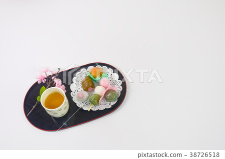 Spring sweets and tea 38726518