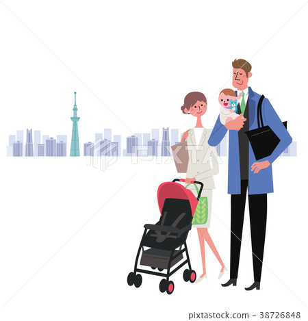 Working couple couple illustration 38726848