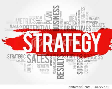 Strategy word cloud - Stock Illustration [38727550] - PIXTA