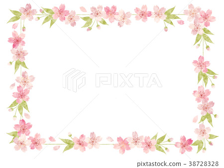 Sakura _ square frame 38728328