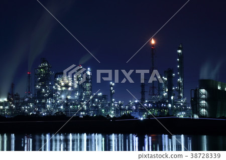 工廠夜景 38728339
