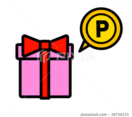 Presents and points - Stock Illustration [38730235] - PIXTA