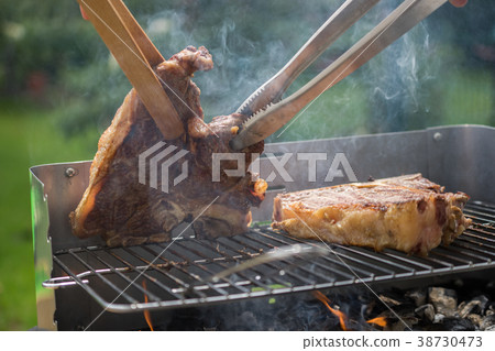 BBQ at the campsite BBQ at the campsite 38730473