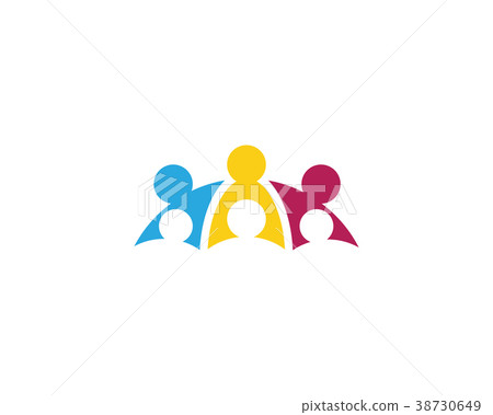 Community care Logo template vector icon 38730649