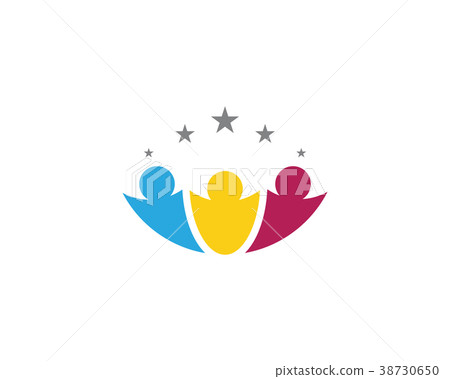 Community care Logo template vector icon 38730650