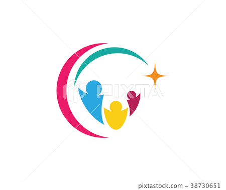 Community care Logo template vector icon Community care Logo template vector icon 38730651