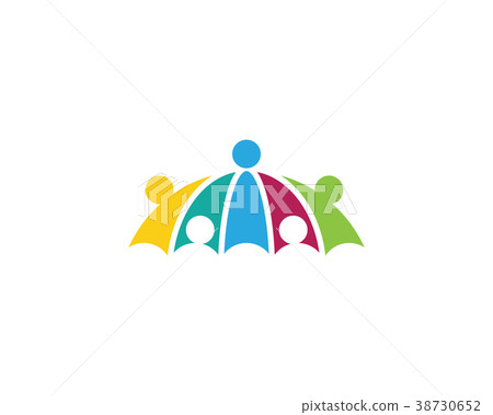 Community care Logo template vector icon Community care Logo template vector icon 38730652