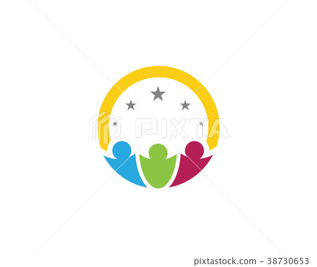 Community care Logo template vector icon 38730653