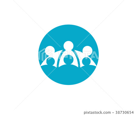 Community care Logo template vector icon Community care Logo template vector icon 38730654