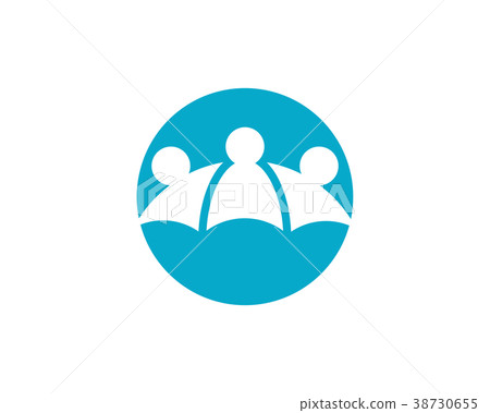 Community care Logo template vector icon Community care Logo template vector icon 38730655