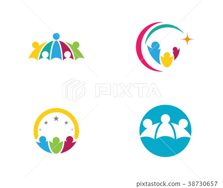 Community care Logo template vector icon Community care Logo template vector icon 38730657