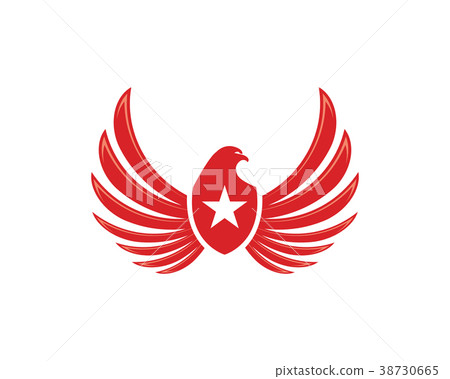 Wing Falcon Logo Template vector Wing Falcon Logo Template vector 38730665