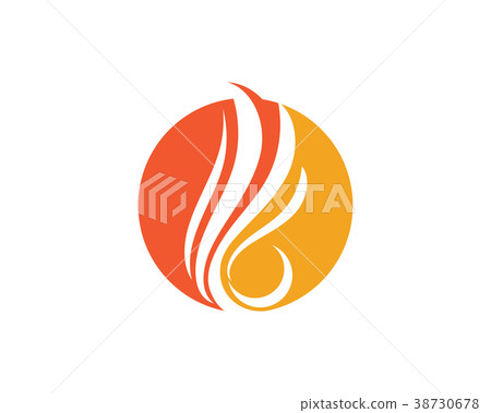 Fire flame Logo Template vector 38730678