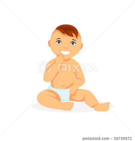 Little baby vector 38730972