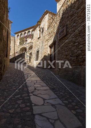 Beautiful old stone houses in Spain Beautiful old stone houses in Spain 38731611