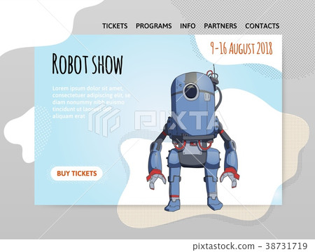 Humanoid robot, android with artificial 38731719