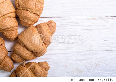 French traditional breakfast croissant 38733110