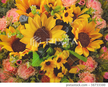 Bouquet of flower isolated on a background. 38733380