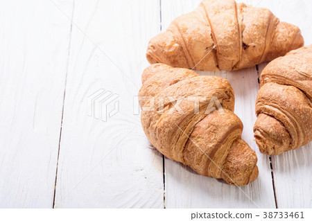 French traditional breakfast croissant 38733461