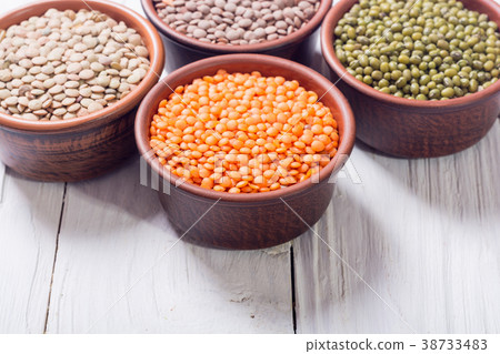 Mix of colorful lentil Mix of colorful lentil 38733483