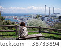 Woman who wants a view from the hill 38733894