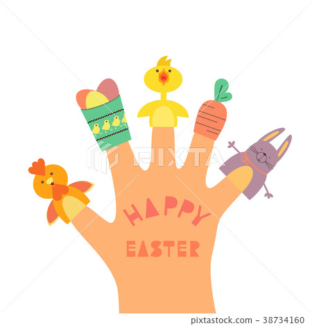 Easter cute cartoon 38734160