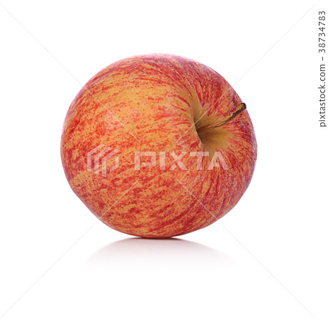 A ripe apple isolated on white background. A ripe apple isolated on white background. 38734783