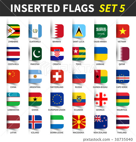 All flags of the world set 5 . All flags of the world set 5 . 38735040