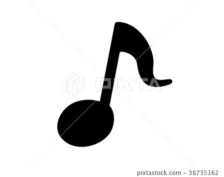 Eighth note - Stock Illustration [38735162] - PIXTA