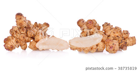 Sunchoke isolated on white background. Sunchoke isolated on white background. 38735819