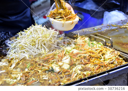 Street food of Myeongdong 38736216
