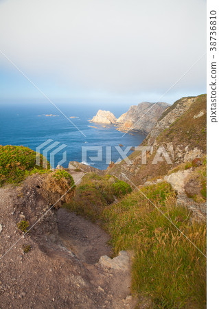 View of danger cliffs in Cabo Penas, Spain View of danger cliffs in Cabo Penas, Spain 38736810