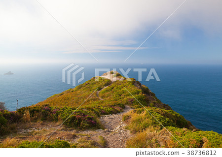 View of danger cliffs in Cabo Penas, Spain View of danger cliffs in Cabo Penas, Spain 38736812