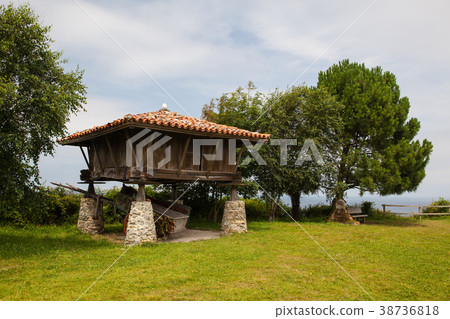 Traditional rural grain storehouse Horreo Traditional rural grain storehouse Horreo 38736818