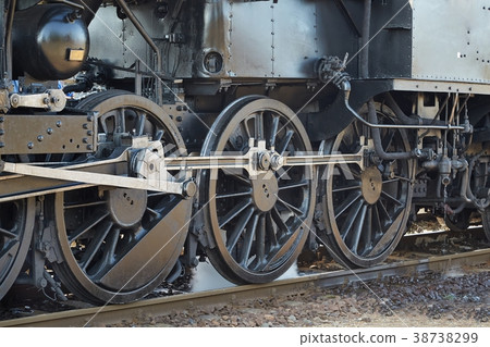 Steam Locomotive Closeup Steam Locomotive Closeup 38738299