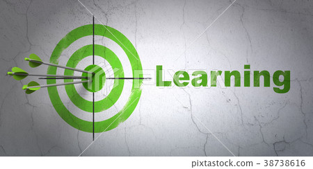 Studying concept: target and Learning on wall Studying concept: target and Learning on wall 38738616
