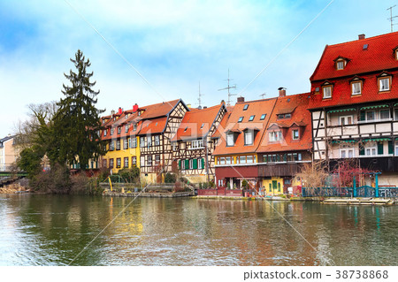 Bamberg street view of historical city in germany 38738868