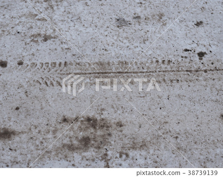 The imprint of the tread of the tractor wheels in The imprint of the tread of the tractor wheels in 38739139