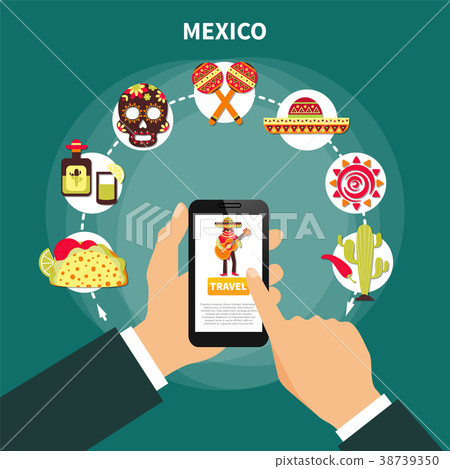 Travel To Mexico Illustration Travel To Mexico Illustration 38739350