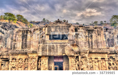 The Kailasa temple, cave 16 in Ellora complex 38739985