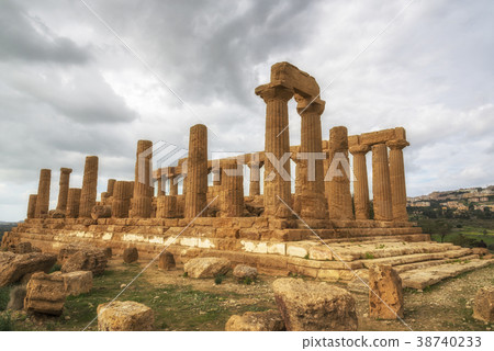 Juno Lacinia Temple. Agrigento, Sicily, Italy Juno Lacinia Temple. Agrigento, Sicily, Italy 38740233