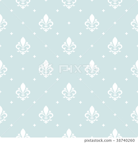 Floral pattern. Wallpaper baroque, damask.  38740260