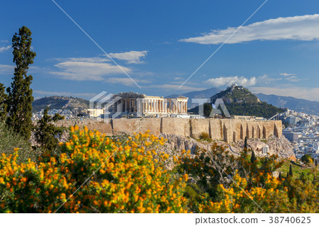 Athens. The Parthenon on the Acropolis. 38740625