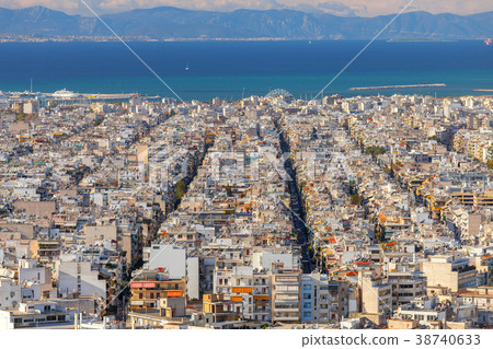 Athens. Aerial view of the city. Athens. Aerial view of the city. 38740633