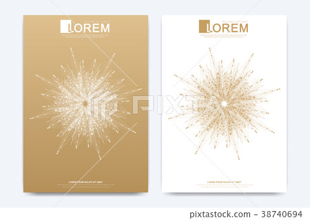 Modern vector template for brochure Leaflet flyer 38740694