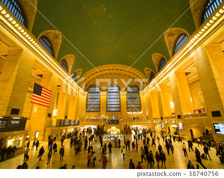 New York Clock Tower Grand Central 38740756
