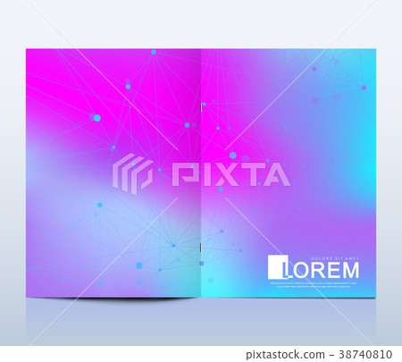 Modern vector template for brochure Leaflet flyer 38740810
